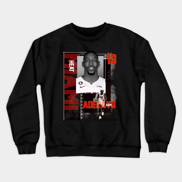 Bam Adebayo 13 Crewneck Sweatshirt by today.i.am.sad